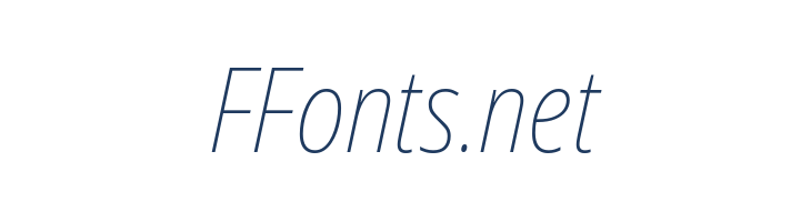 Noto Sans Condensed Thin Italic font — Lorem ipsum body text preview