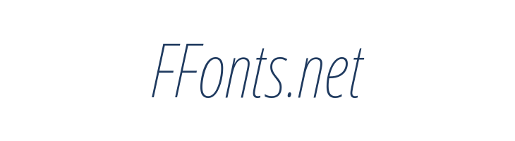 Noto Sans ExtraCondensed Thin Italic font — Lorem ipsum body text preview