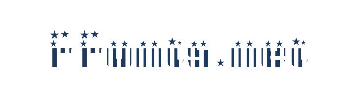 CFB1 American Patriot SPANGLE 2 Bold font — Lorem ipsum body text preview