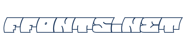 Barred Outline PERSONAL USE Regular font — Lorem ipsum body text preview