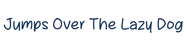 Choplin font — pangram preview