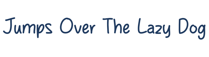 Simple Plan font — pangram preview