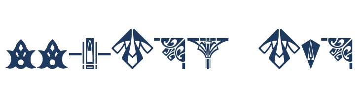 Novo Deco Ornaments font — Lorem ipsum body text preview
