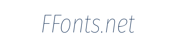 Fira Sans Extra Condensed Thin Italic font — Lorem ipsum body text preview