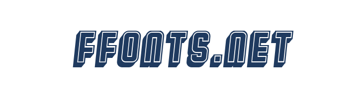 Broadway Flat 3D Filled Italic font — Lorem ipsum body text preview